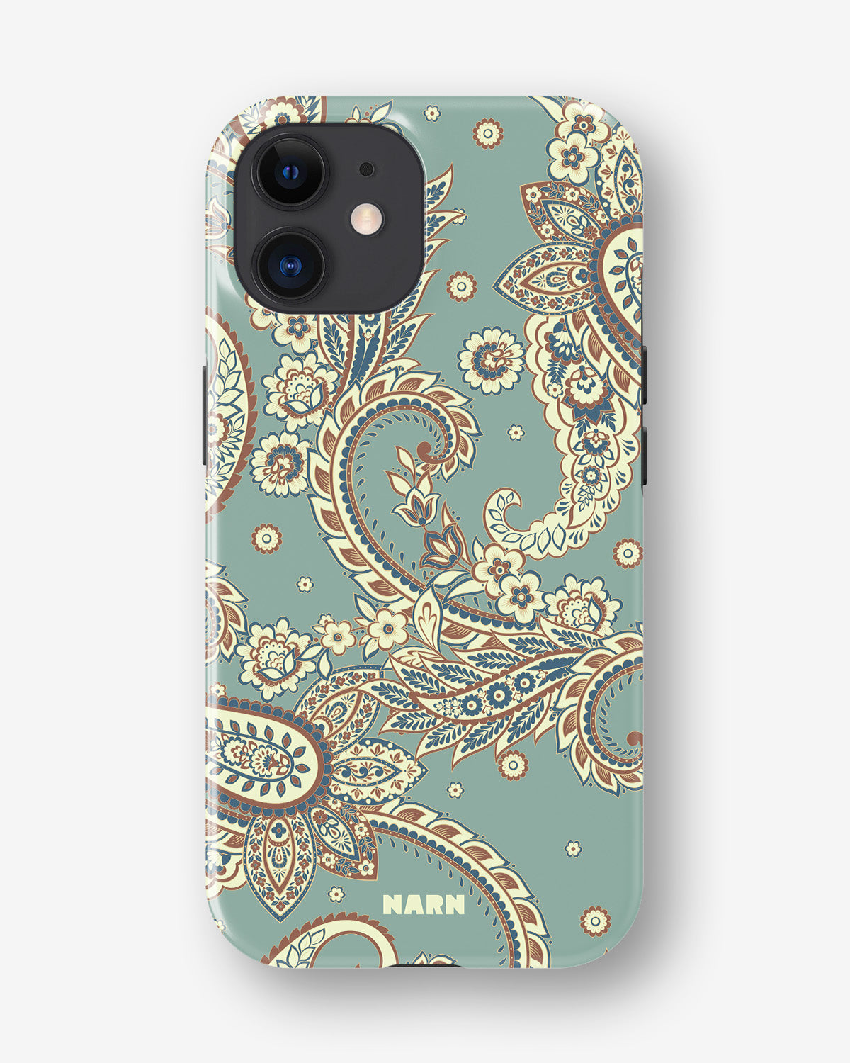 iPhone 11 Tough Case – Paisley Green - View 1