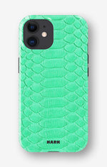 iPhone 11 Tough Case – Turquoise Snake - View 1