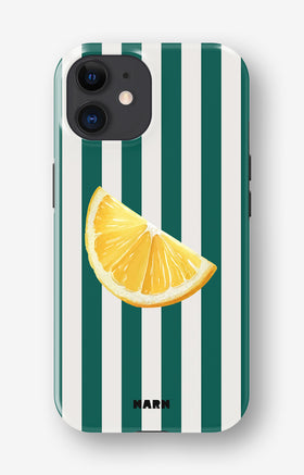 iPhone 11 Tough Case – Lemon Stripes - View 1