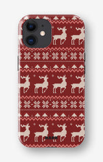 iPhone 11 Tough Case – Reindeer Knit - View 1