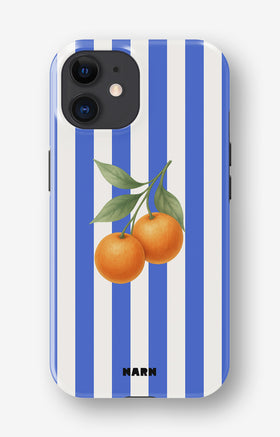 iPhone 11 Tough Case – Orange Stripes - View 1