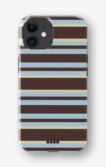 iPhone 11 Tough Case – Latte Lines - View 1