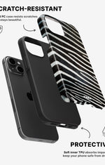 iPhone 11 Tough Case – Zebra Stripe - View 2
