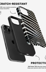 iPhone 11 Tough Case – Zebra Stripe - View 2