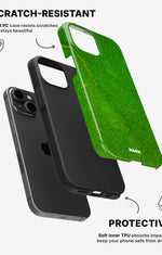 iPhone 11 Tough Case – Green Leafy - View 2