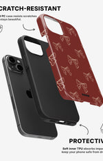 iPhone 11 Tough Case – Cherry Bows - View 2