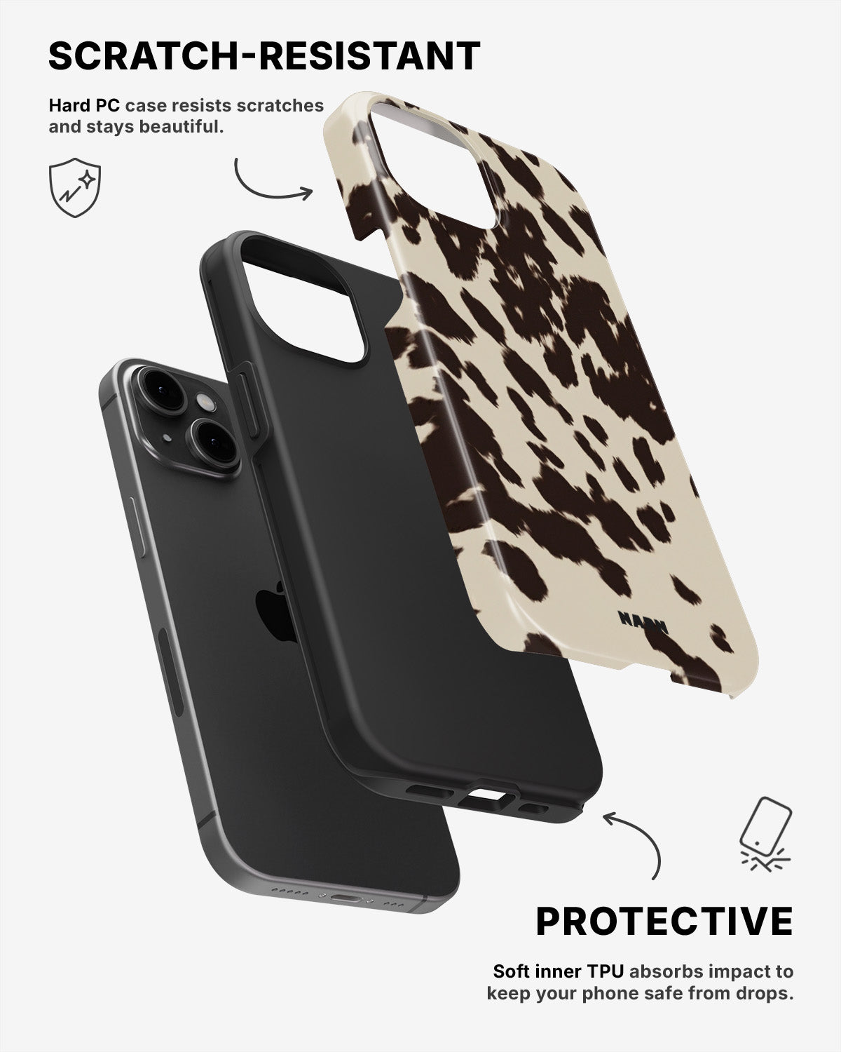 iPhone 11 Tough Case – Cowhide - View 2