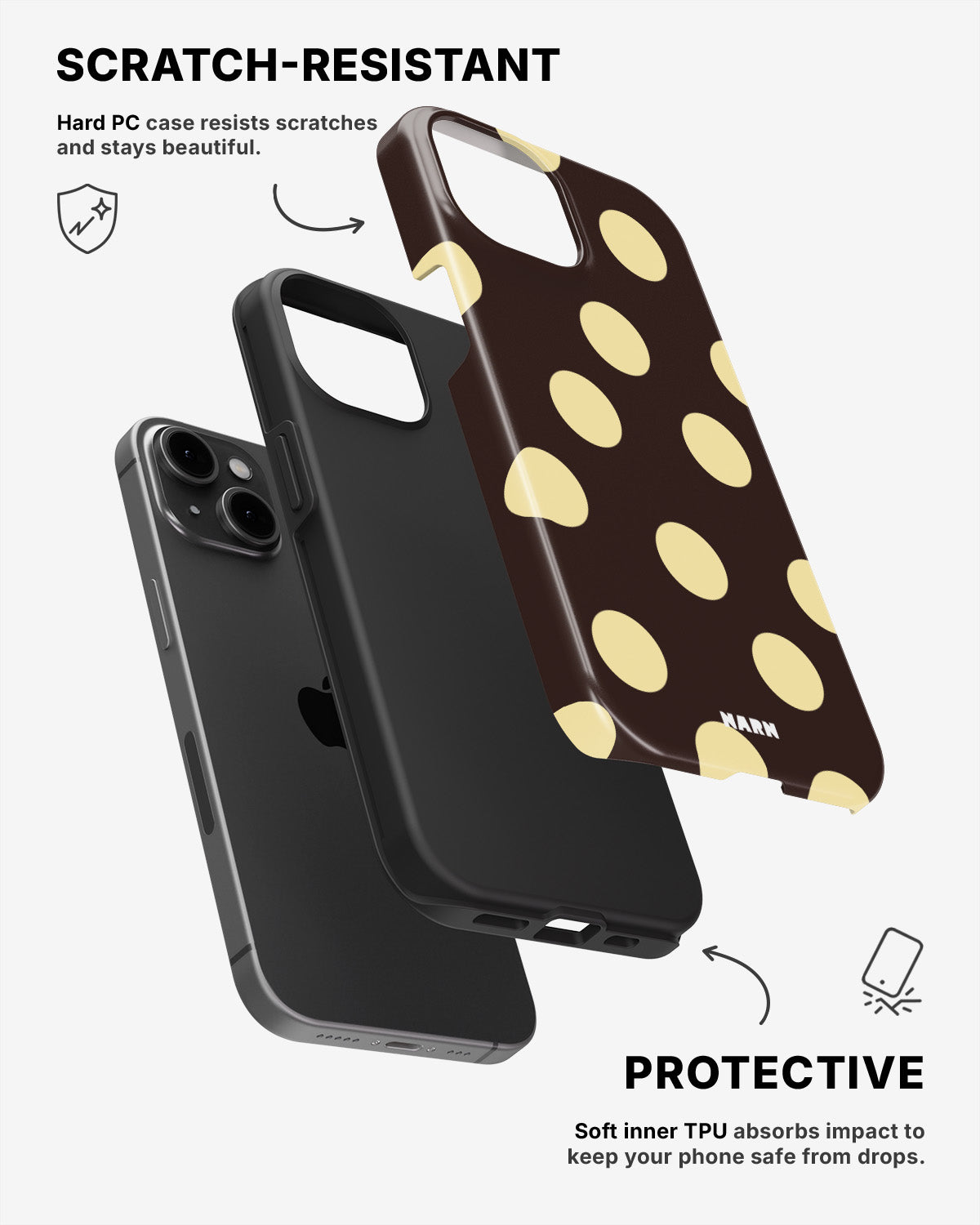 iPhone 11 Tough Case – Mocha Pop - View 2