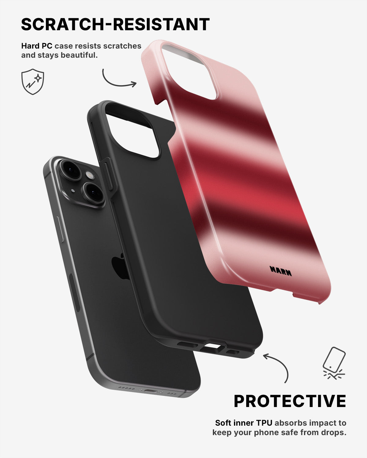 iPhone 11 Tough Case – Cherry - View 2