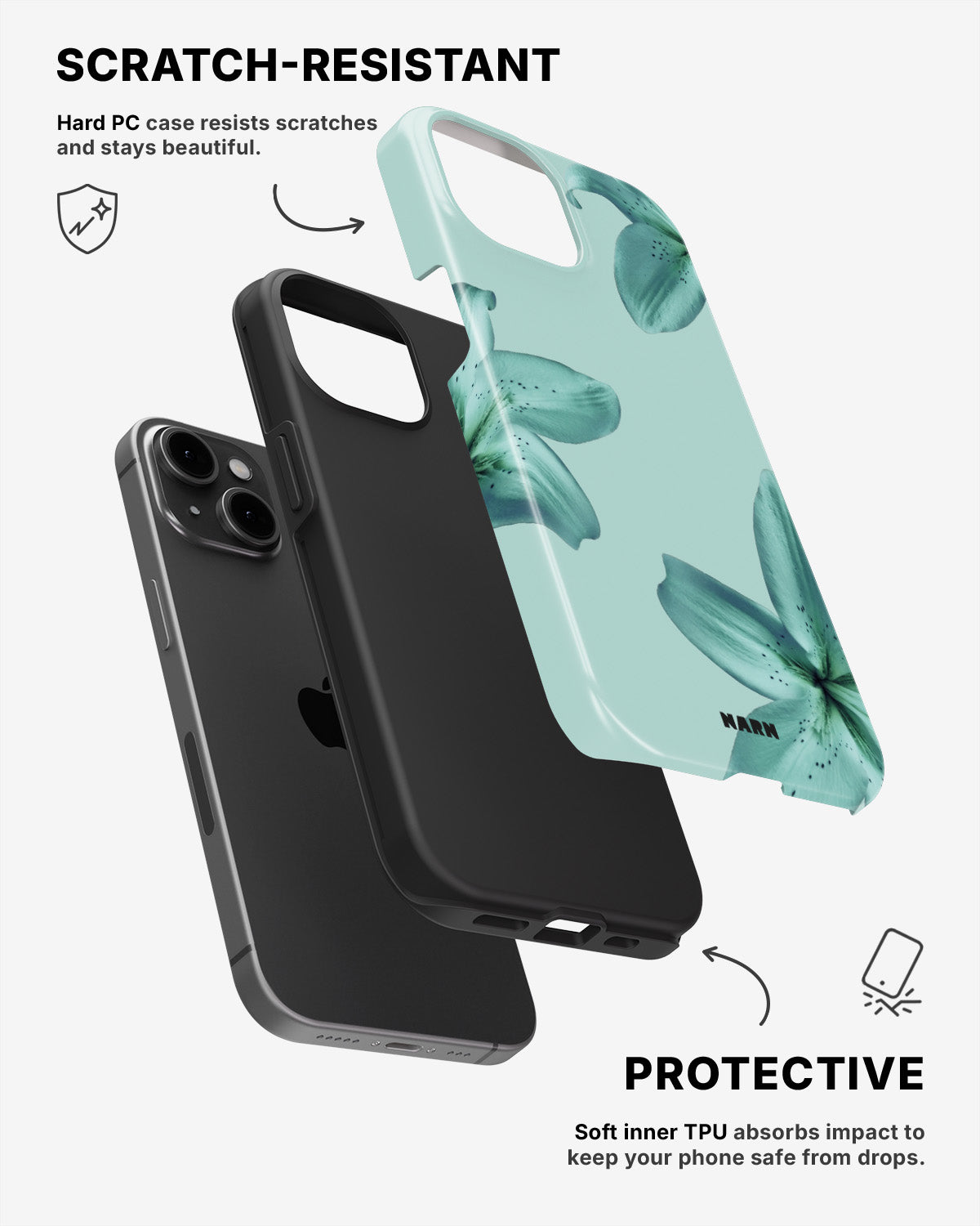 iPhone 11 Tough Case – Sea Lily - View 2