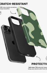 iPhone 11 Tough Case – Green Blend - View 2