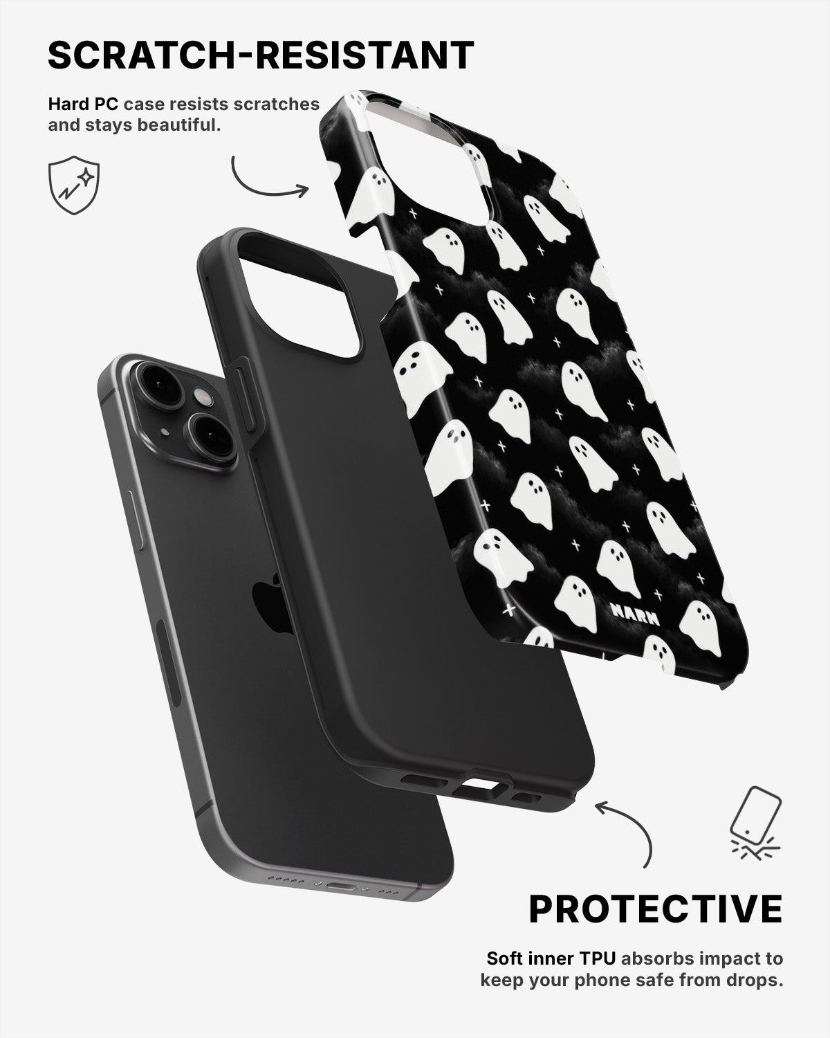 iPhone 11 Tough Case – Ghosted - View 2