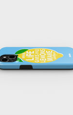 iPhone 11 Tough Case – Lemon Quote - View 3