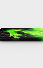 iPhone 11 Tough Case – Green Flames Dragon - View 3