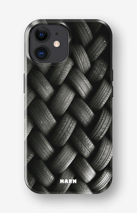 iPhone 12 / iPhone 12 Pro Tough Case – Tires Wall - View 1