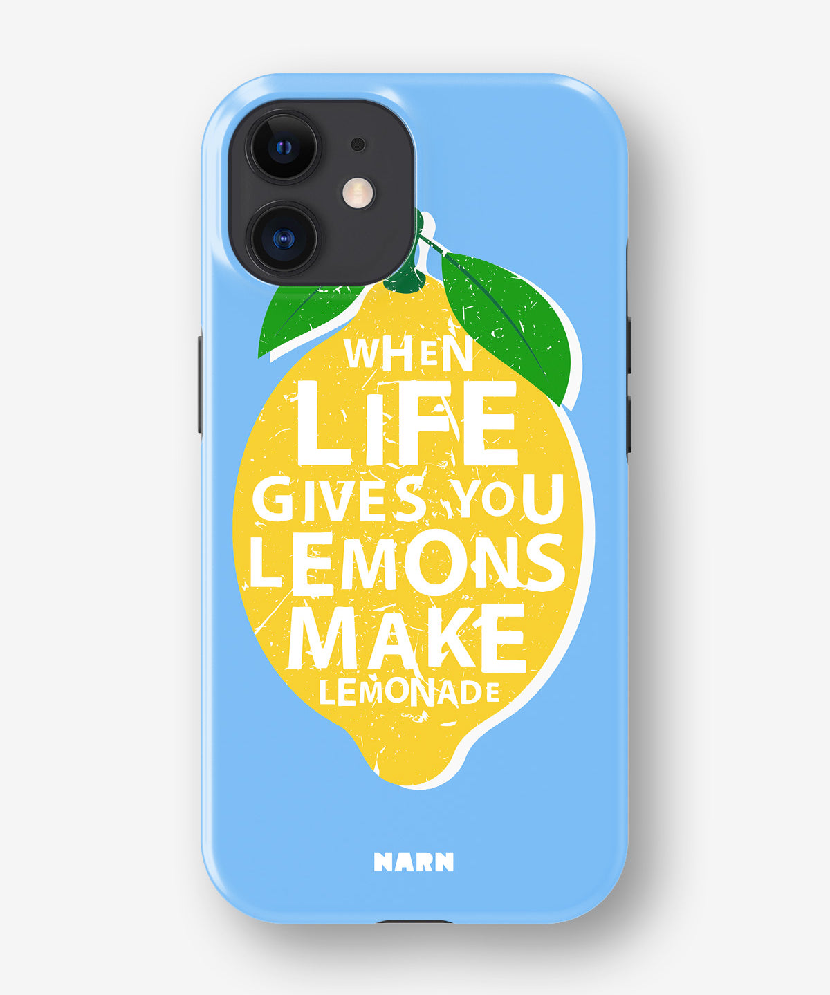 iPhone 12 / iPhone 12 Pro Tough Case – Lemon Quote - View 1