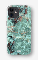 iPhone 12 / iPhone 12 Pro Tough Case – Green Marble - View 1