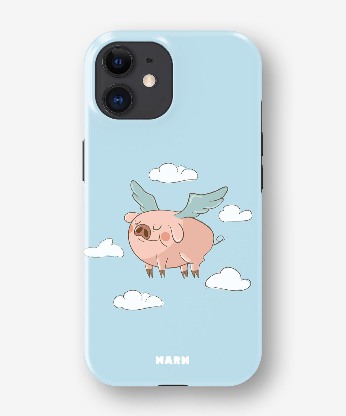 iPhone 12 / iPhone 12 Pro Tough Case – Dreamy Pig - View 1