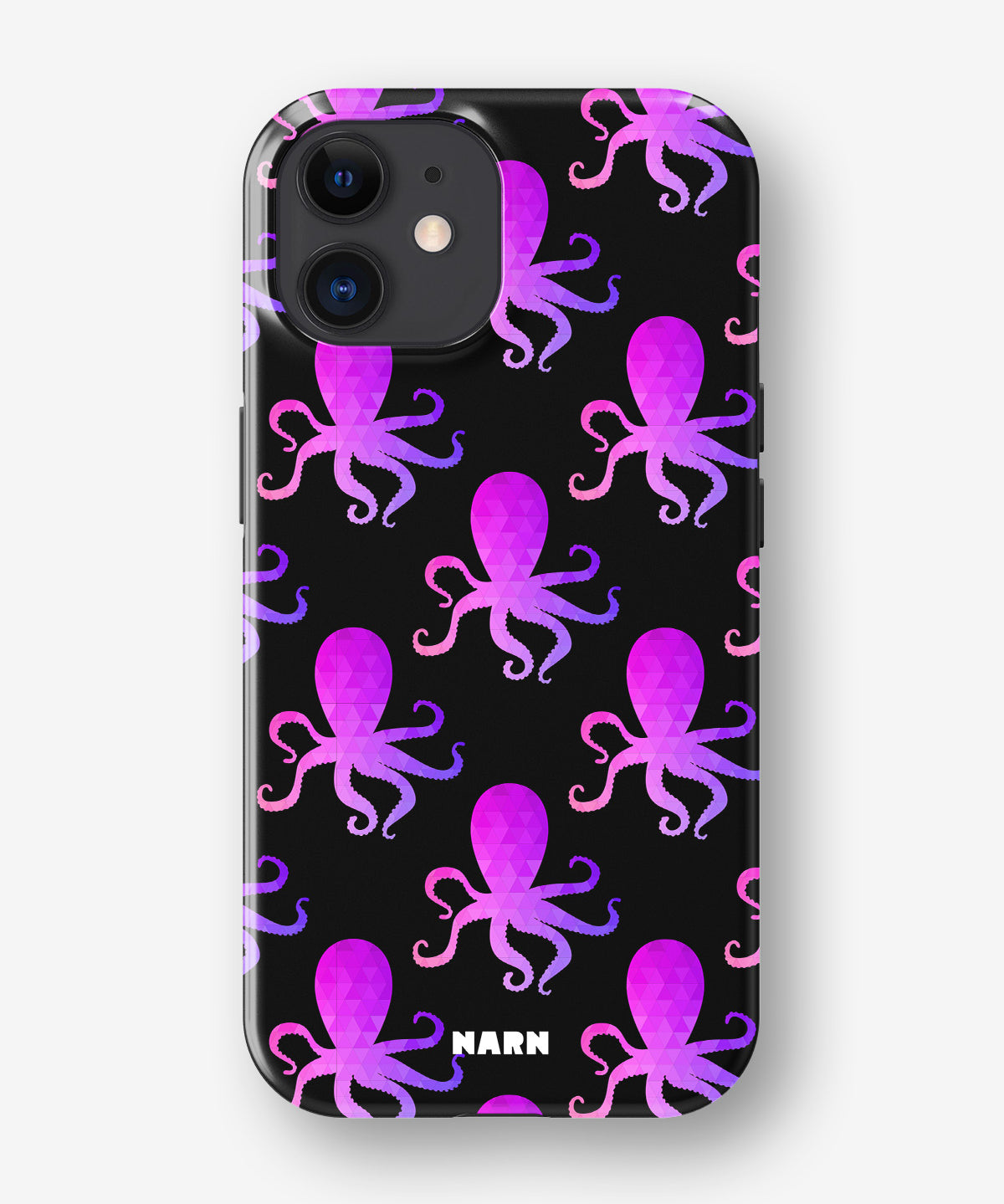 iPhone 12 / iPhone 12 Pro Tough Case – Octopus Pattern - View 1