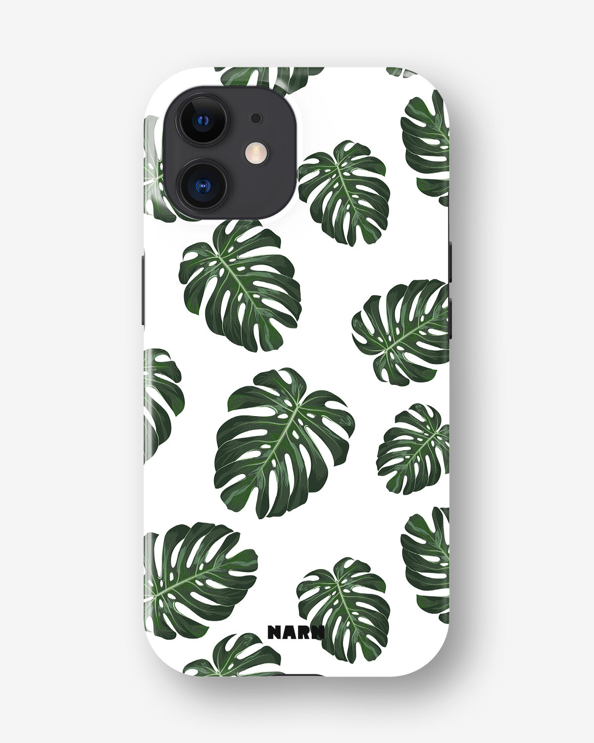 iPhone 12 / iPhone 12 Pro Tough Case – Monstera Pattern - View 1