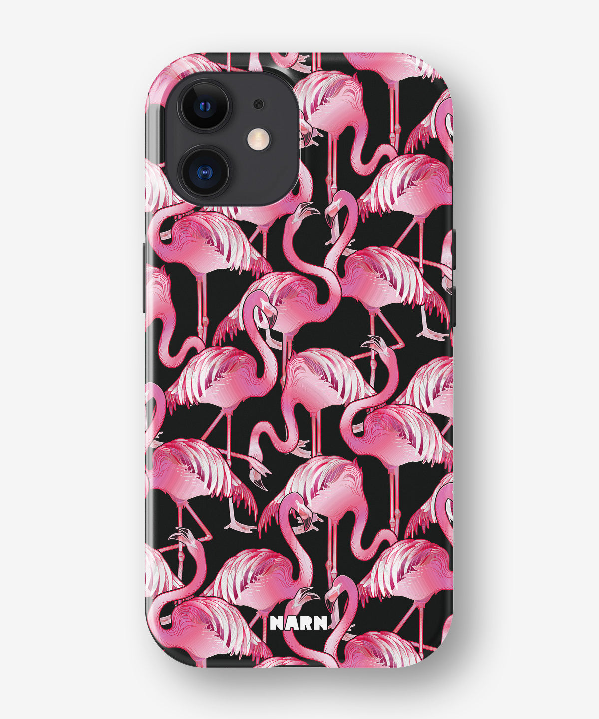 iPhone 12 / iPhone 12 Pro Tough Case – Flamingos - View 1