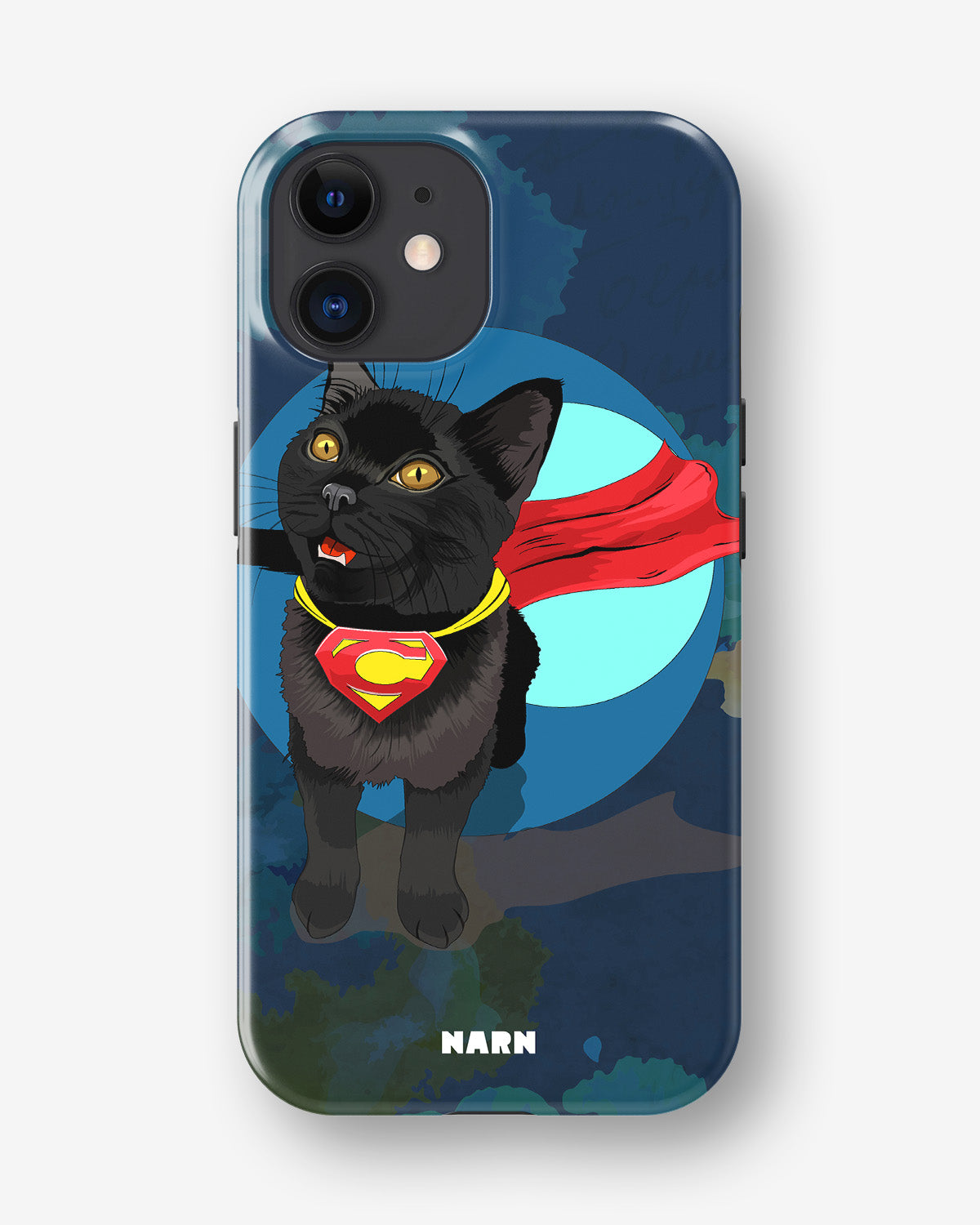 iPhone 12 / iPhone 12 Pro Tough Case – Super Cat - View 1