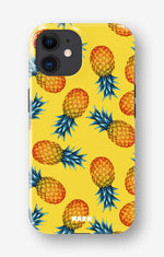 iPhone 12 / iPhone 12 Pro Tough Case – Sunny Pineapple - View 1