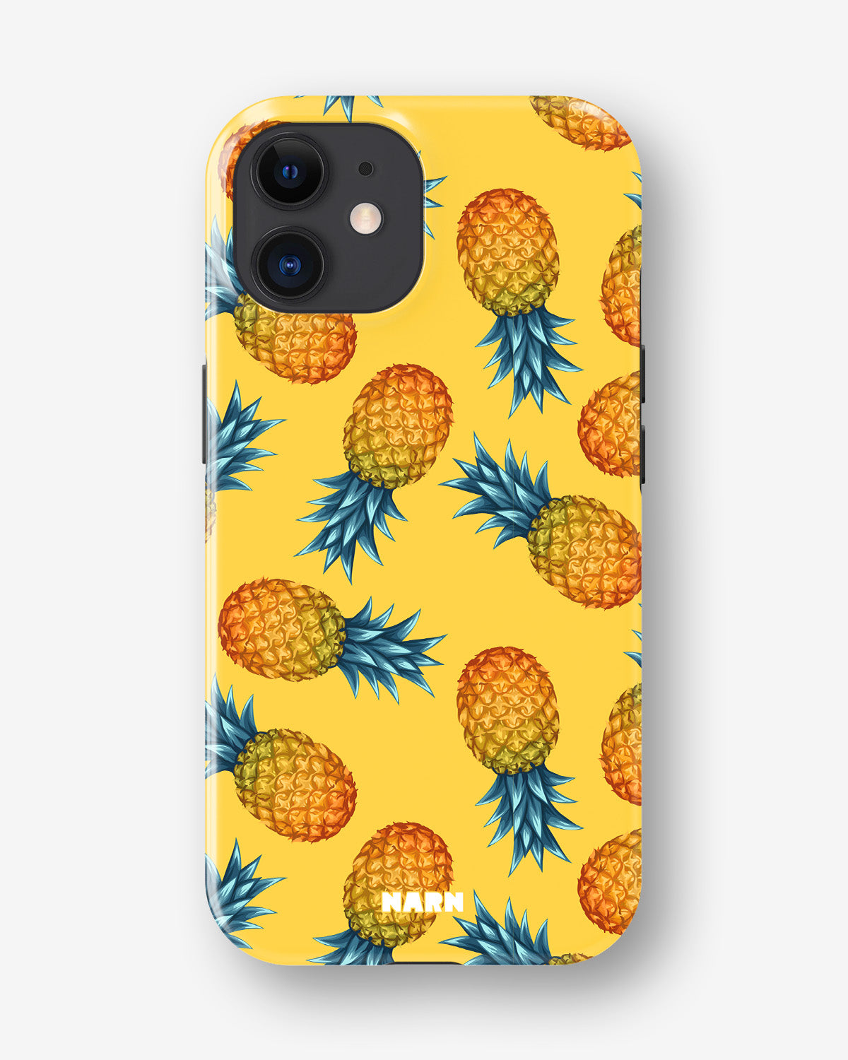iPhone 12 / iPhone 12 Pro Tough Case – Sunny Pineapple - View 1