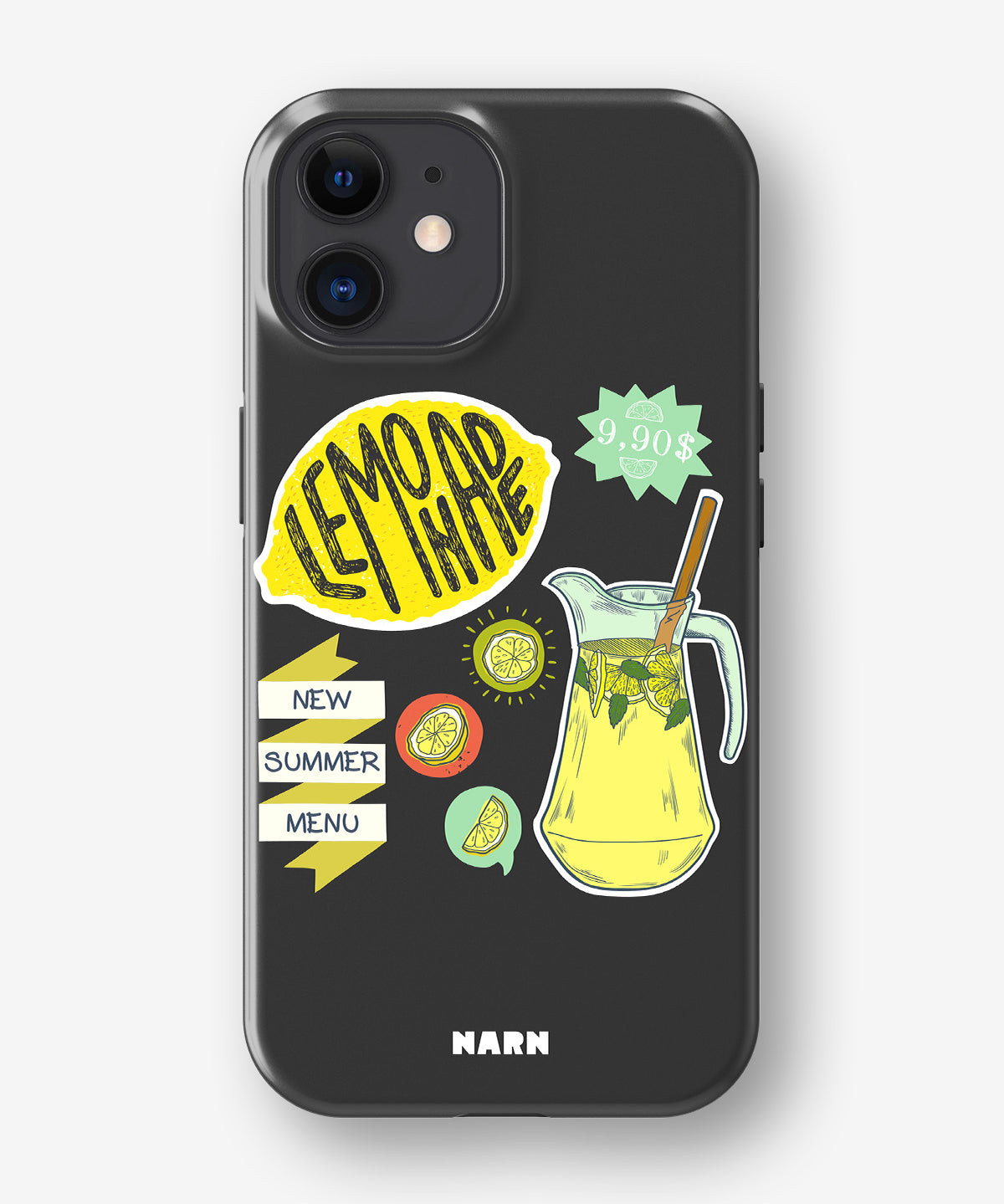 iPhone 12 / iPhone 12 Pro Tough Case – Lemon Summer - View 1