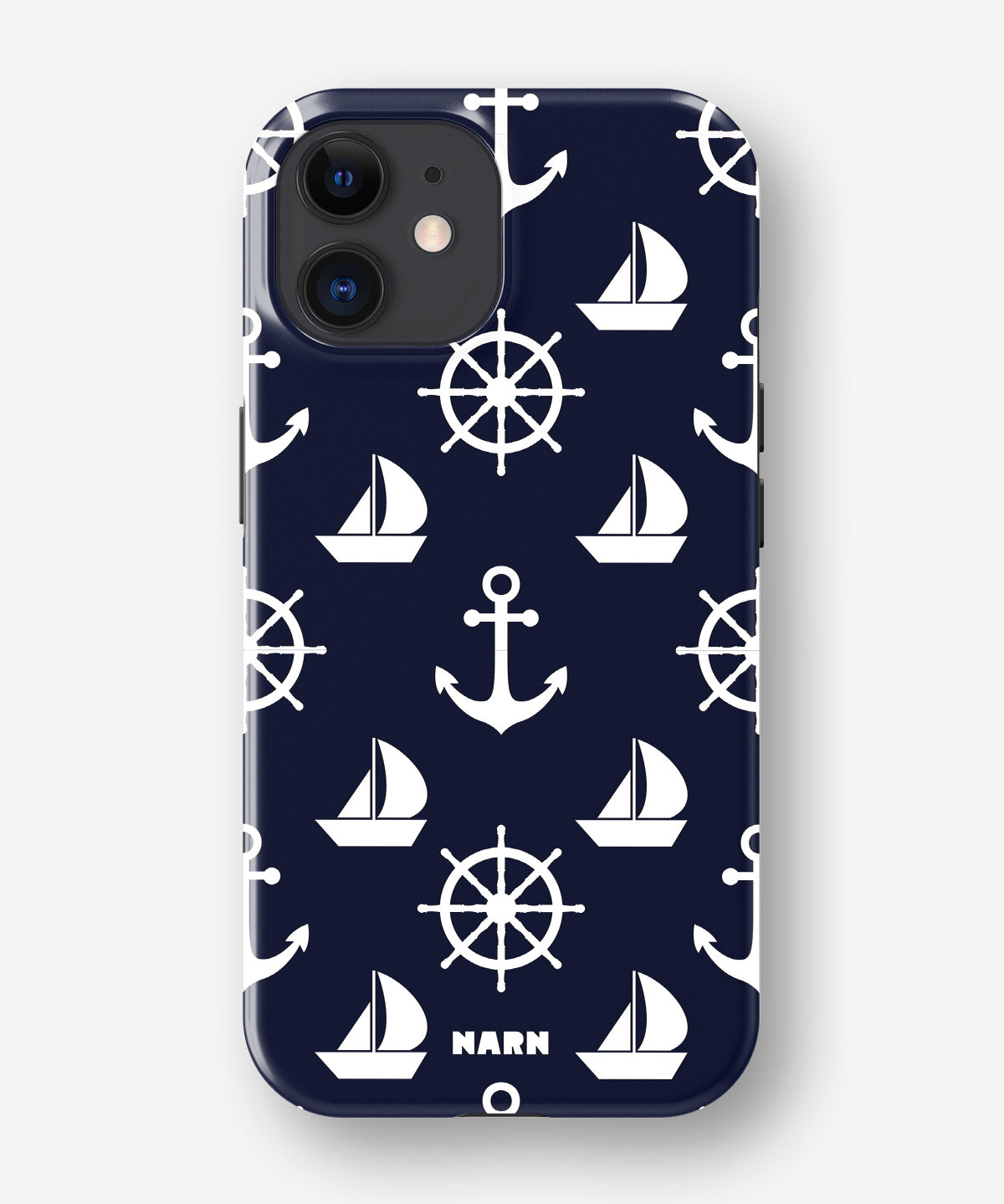 iPhone 12 / iPhone 12 Pro Tough Case – Deep Blue Voyage - View 1