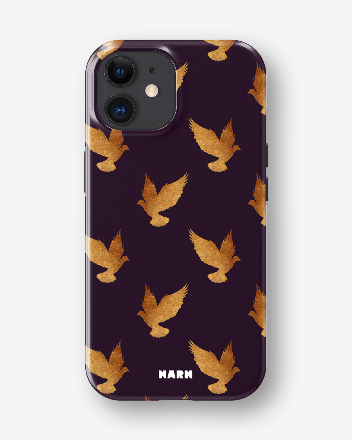 iPhone 12 / iPhone 12 Pro Tough Case – Royal Doves - View 1