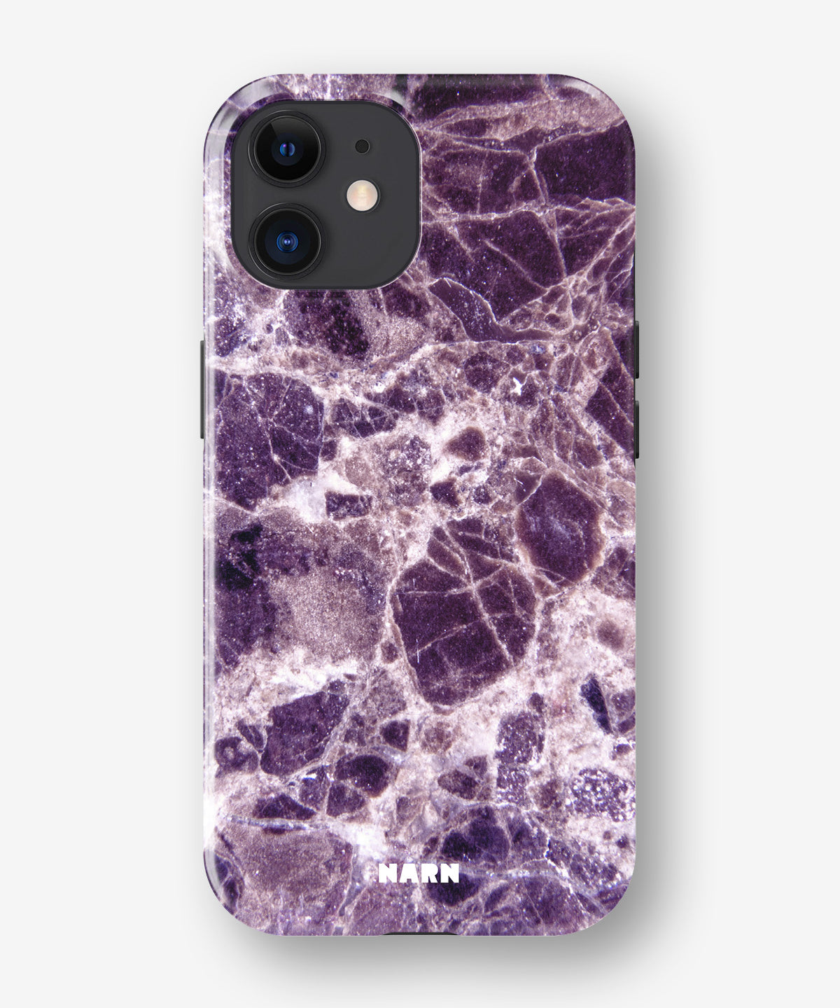 iPhone 12 / iPhone 12 Pro Tough Case – Purple Marble - View 1