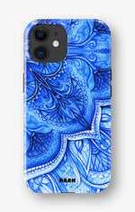 iPhone 12 / iPhone 12 Pro Tough Case – Blue Vintage - View 1