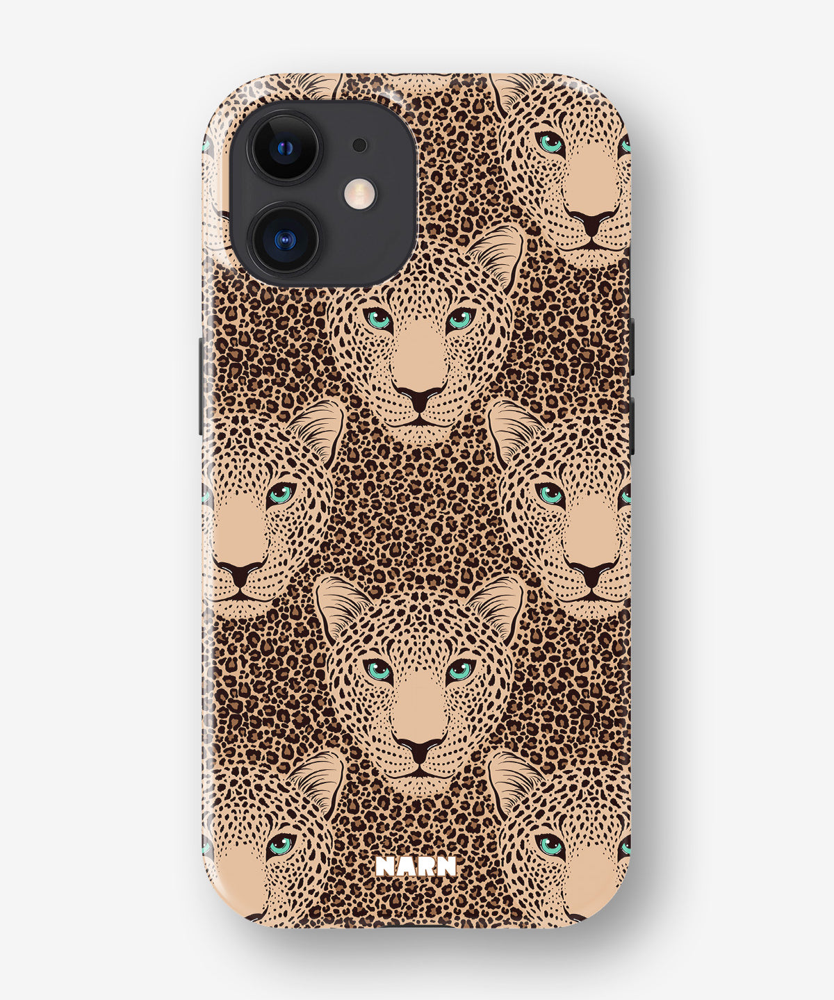 iPhone 12 / iPhone 12 Pro Tough Case – Leopard Gaze - View 1