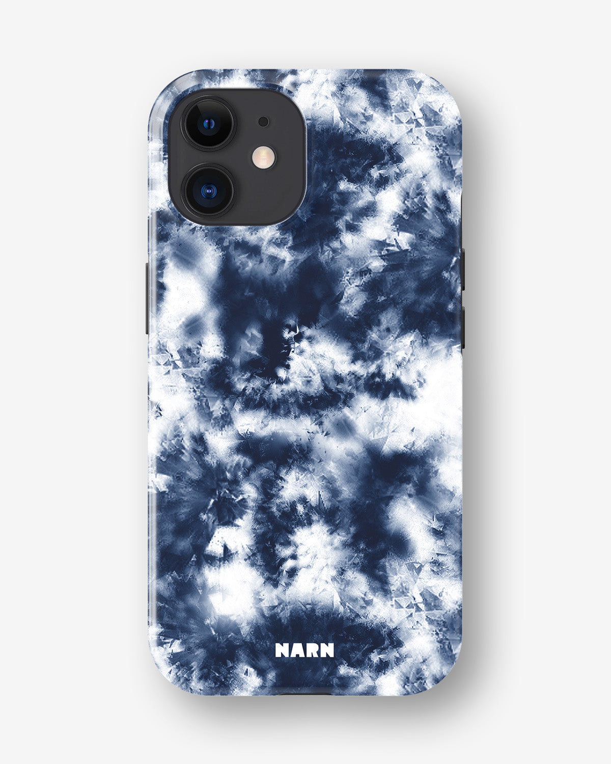 iPhone 12 / iPhone 12 Pro Tough Case – Tie Dye Blue - View 1