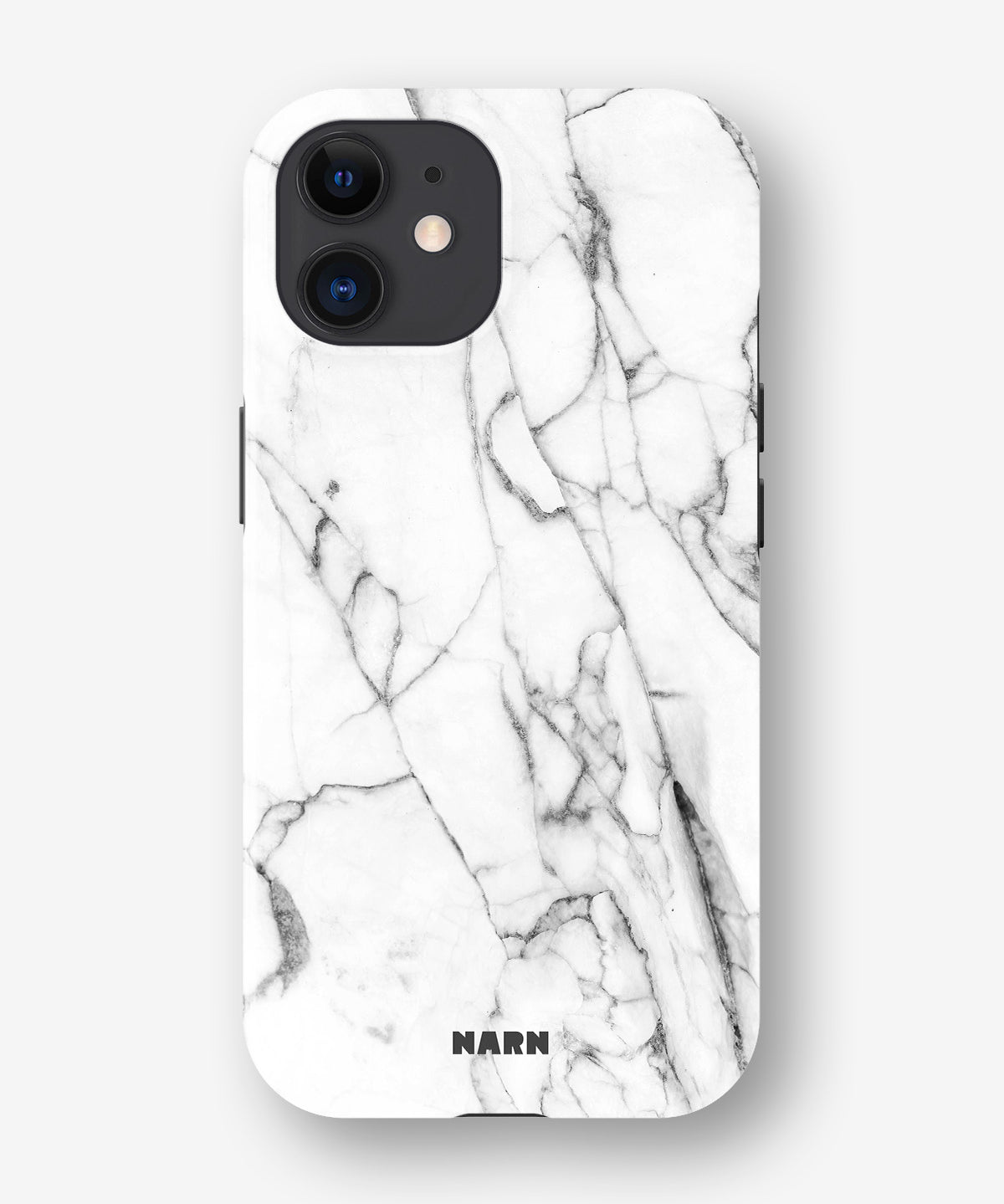 iPhone 12 / iPhone 12 Pro Tough Case – Milky Marble - View 1