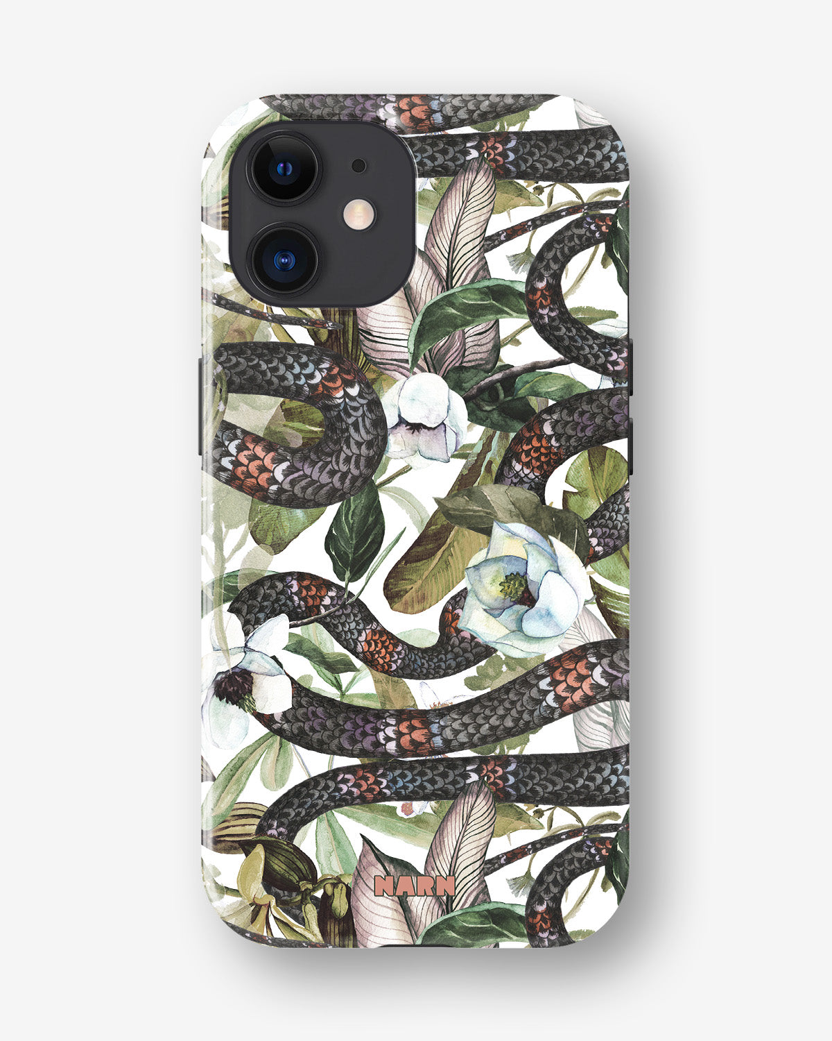 iPhone 12 / iPhone 12 Pro Tough Case – Jungle Snake - View 1