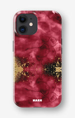 iPhone 12 / iPhone 12 Pro Tough Case – Burgendy Shimmer - View 1