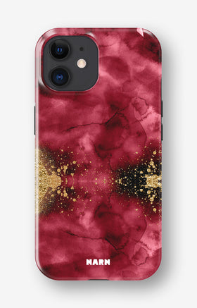 iPhone 12 / iPhone 12 Pro Tough Case – Burgendy Shimmer - View 1
