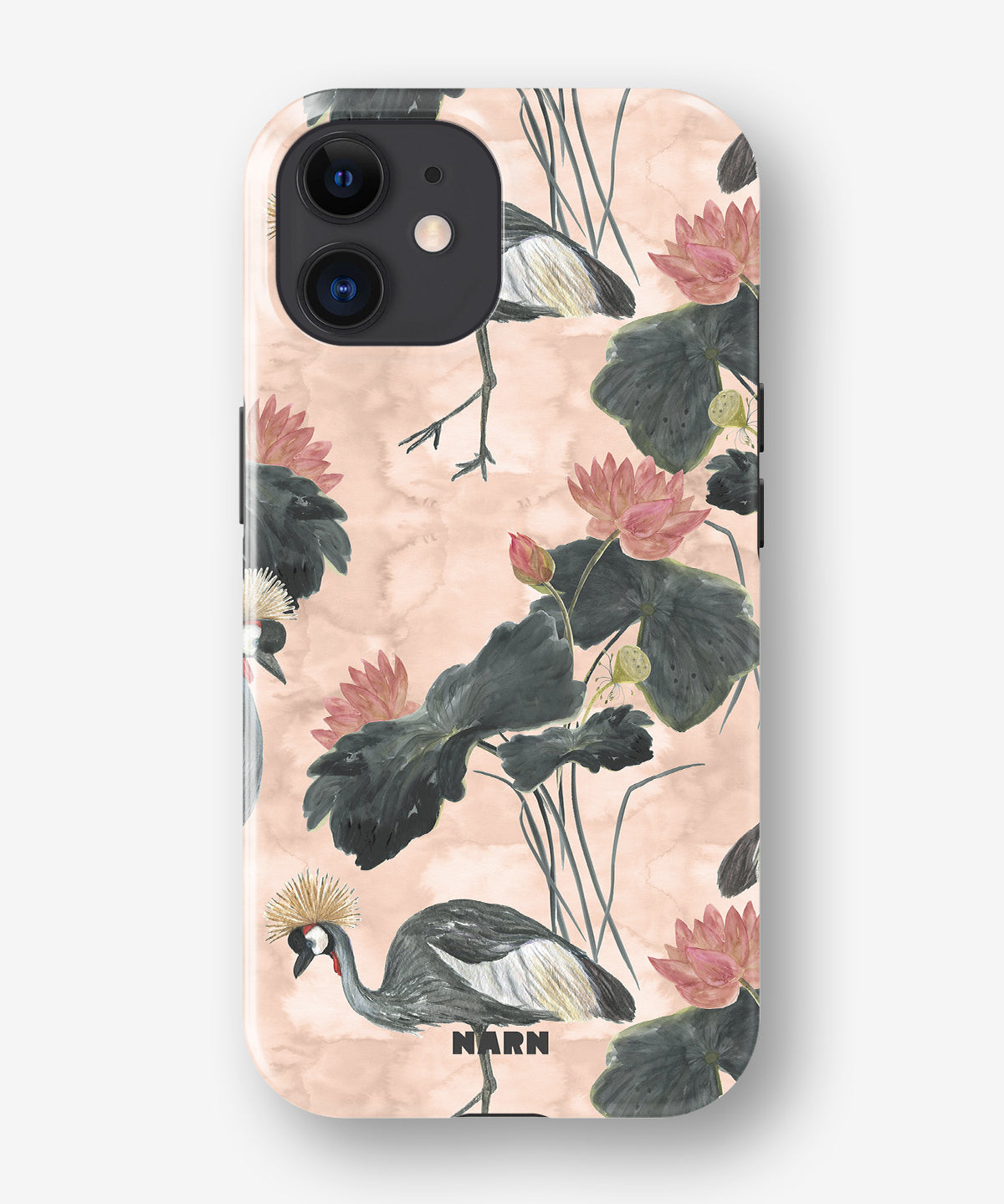 iPhone 12 / iPhone 12 Pro Tough Case – Crowned Bird - View 1