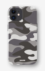 iPhone 12 / iPhone 12 Pro Tough Case – Grey Camo - View 1