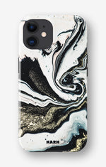 iPhone 12 / iPhone 12 Pro Tough Case – Golden Swirl - View 1