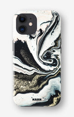 iPhone 12 / iPhone 12 Pro Tough Case – Golden Swirl - View 1