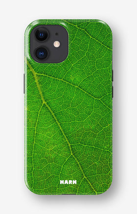 iPhone 12 / iPhone 12 Pro Tough Case – Green Leafy - View 1
