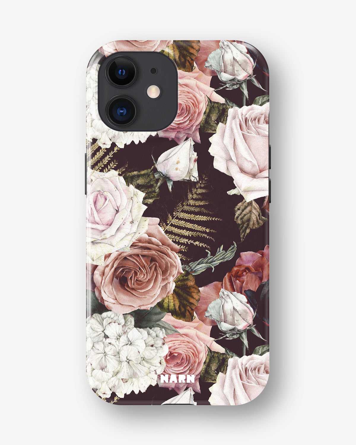 iPhone 12 / iPhone 12 Pro Tough Case – Midnight Roses - View 1