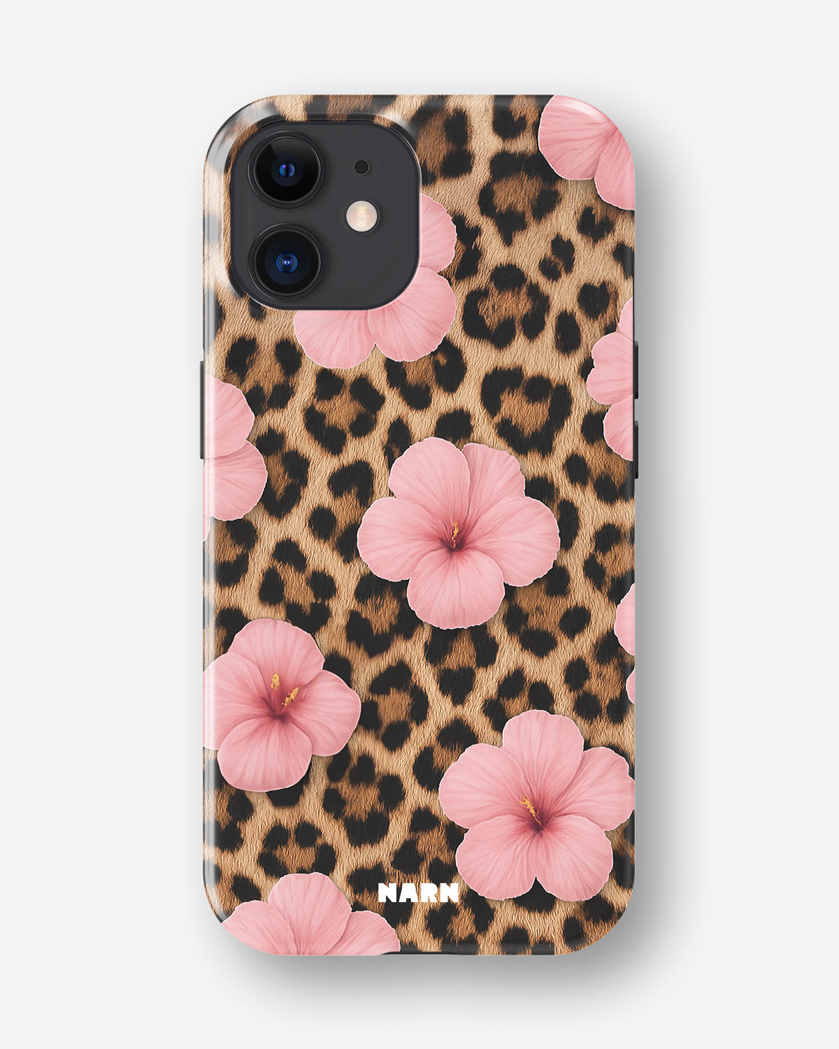 iPhone 12 / iPhone 12 Pro Tough Case – Leopard Flower - View 1