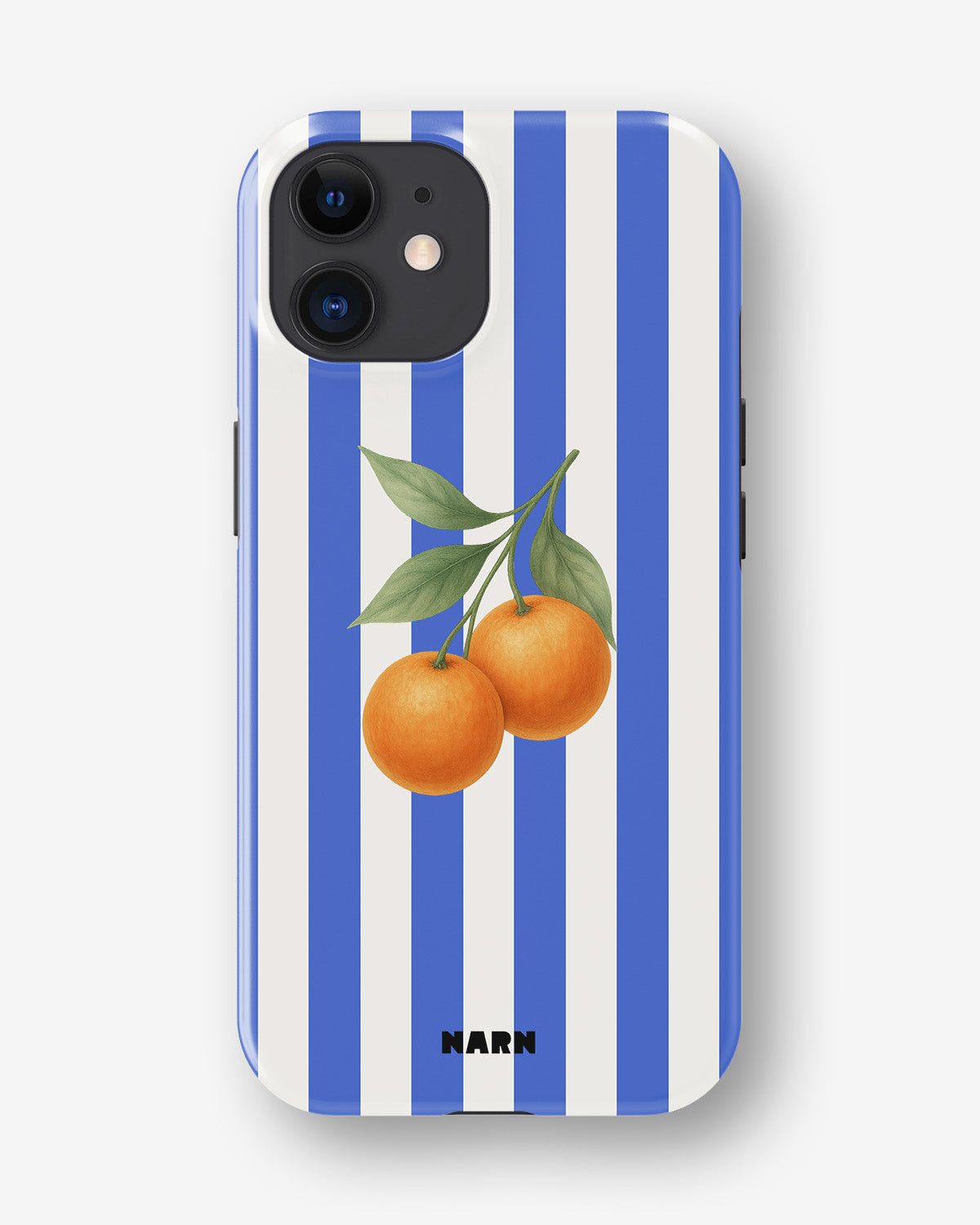 iPhone 12 / iPhone 12 Pro Tough Case – Orange Stripes - View 1