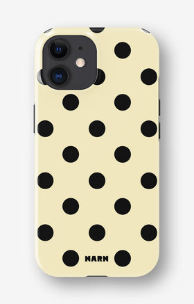 iPhone 12 / iPhone 12 Pro Tough Case – Honey Dots - View 1