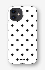 iPhone 12 / iPhone 12 Pro Tough Case – Mono Dots - View 1