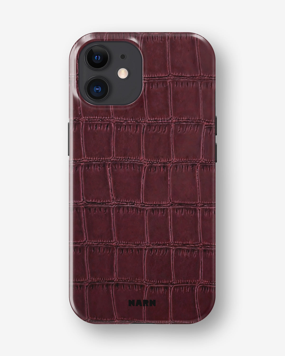 iPhone 12 / iPhone 12 Pro Tough Case – Rouge Croc - View 1